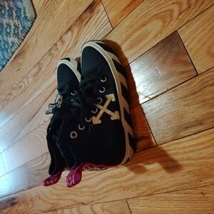 Off -White High-Top Sneakers Woman's